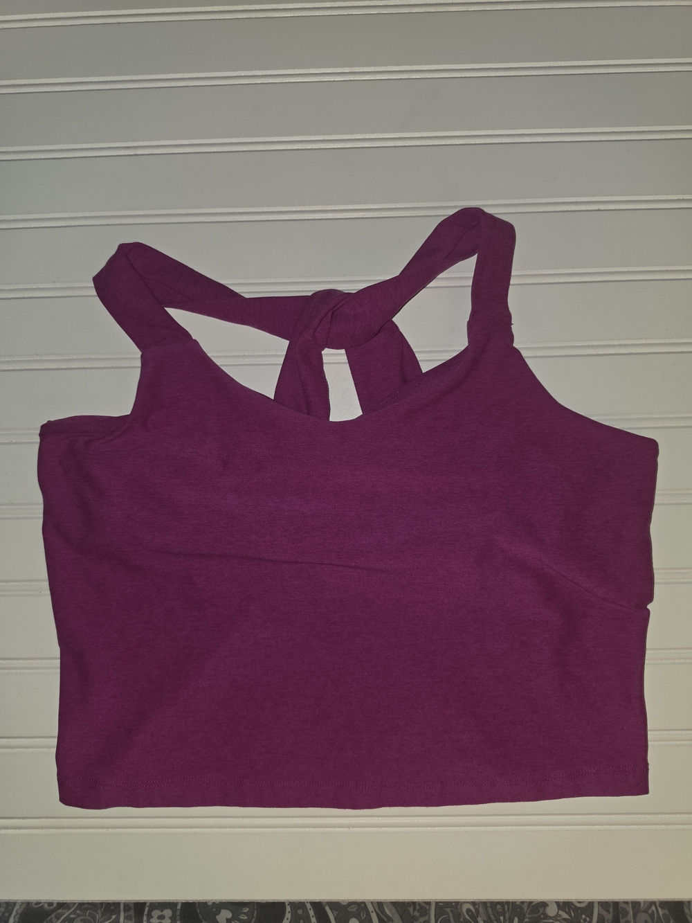 Beyond Yoga Spacedye Twist Through Crop Tank xl